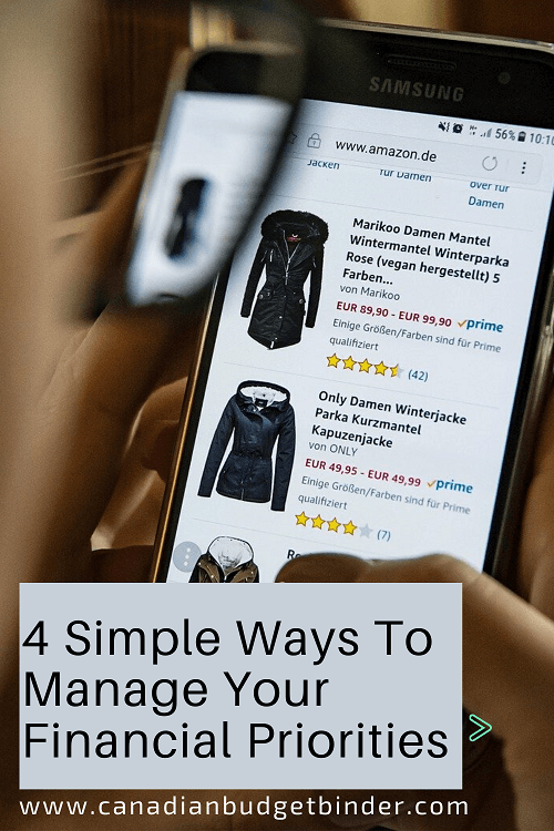 4 Simple Ways To Manage Your Financial Priorities