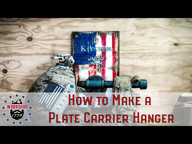 I walk through how i made a Plate Carrier Hanger for your body armor! It takes up much less space than the traditional 2x4 stands that people make