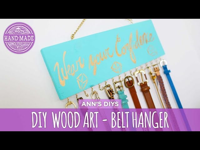 Here's a great way to repurposed scrap pieces of wood from a previous DIY