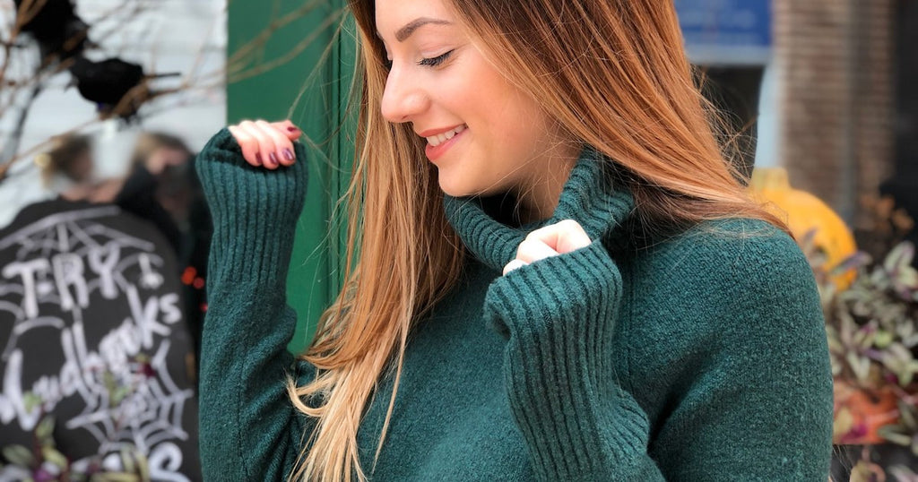 This $40 Oversized Women’s Turtleneck Sweater from Amazon is so Cozy!
