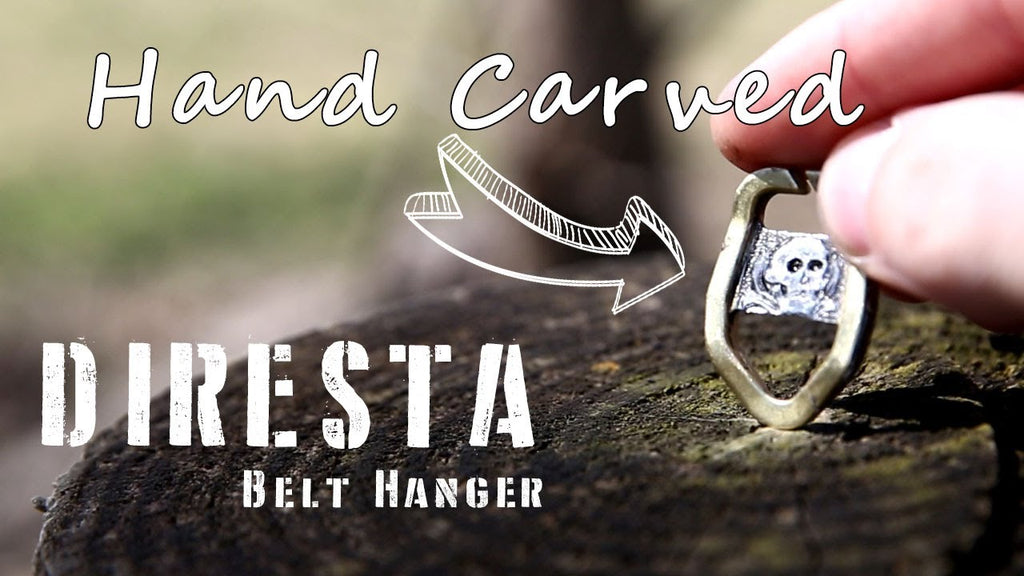 Hand Carved Skull In Diresta Belt Hanger by Caleb Kraft (1 year ago)