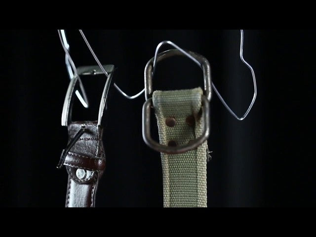 Wanna know how to use clothes hanger to hang your belts? Watch this clip now! ---------------------------------------------- HOW TO offers detailed information through ...