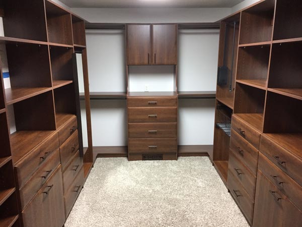Remodeled Master Closet