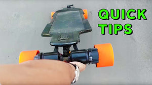 This week we give you a number of quick tips around using and setting up you Evolve Skateboard