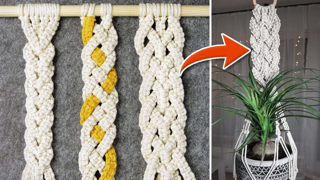 3 Useful Macrame Braids for Plant Hanger, Wall Hanger, Belt and more de Macrame School hace 3 meses 15 minutos 14,055 vista