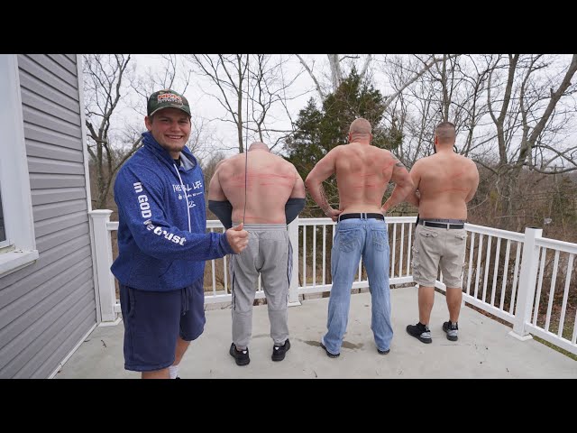 Garren's getting a little revenge on the guys after all they have put him through here lately, and he had way to much fun!!! trey, Justin and Jason had to see who ...