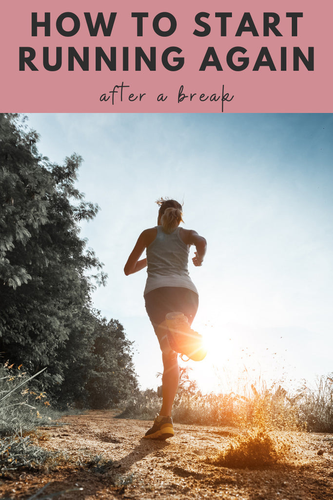 Sharing my tips for getting back into a running routine after an injury or break.