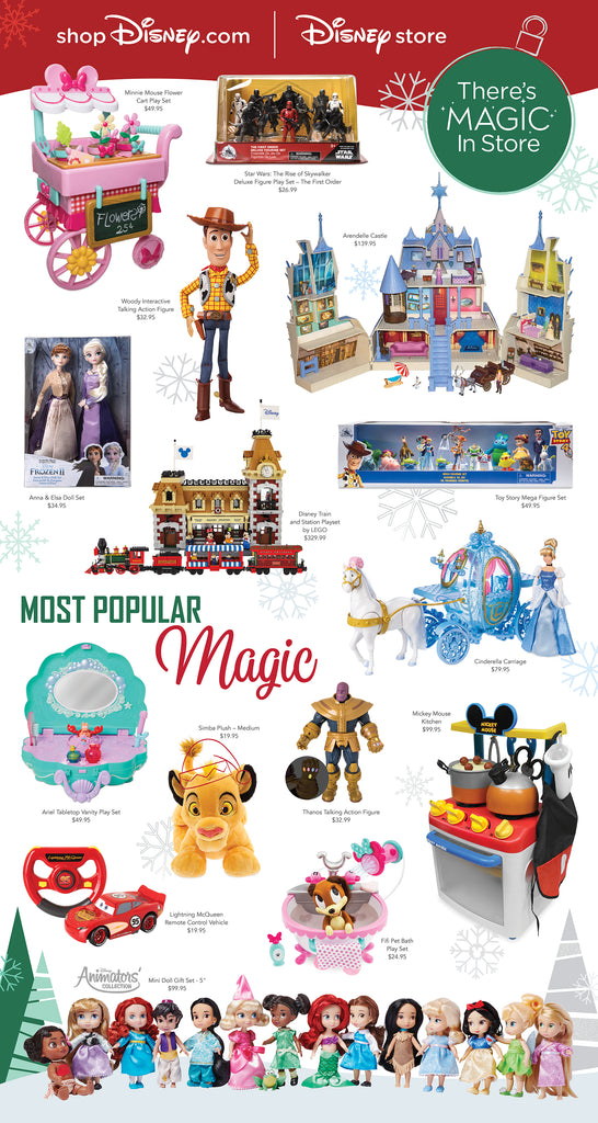 shopDisney.com and Disney Store Reveal the Top Holiday Toys for the 2019 Holiday Season