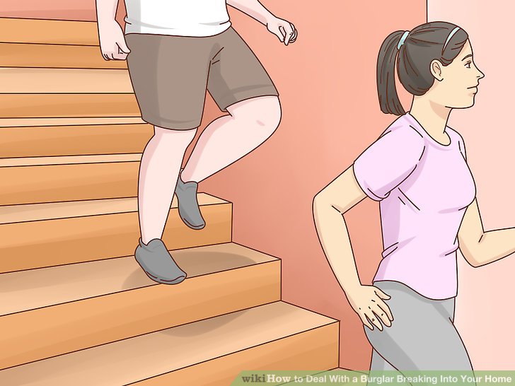 How to Deal With a Burglar Breaking Into Your Home