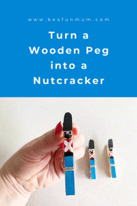 Turn a Wooden Peg into a Nutcracker