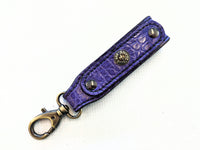 Belt Hanger Key Fob - Durple Purple Alligator - Anvil Customs