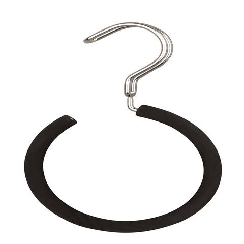 Closet Spice Chrome Belt Hanger - Set of 3 (Black)